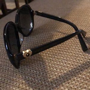 Marc Jacobs Black Glam Heart Sunglasses
